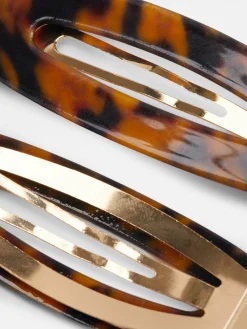 New Abgerundete Haarspangen, 2er-Pack Damen Haarschmuck