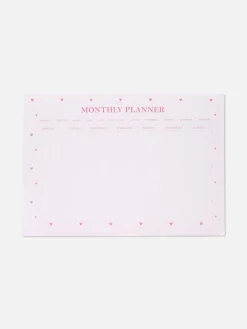 Discount A4-Monatsplaner Mit Herzmuster Kinder Notizbücher