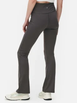 Outlet Ausgestellte Yoga-Leggings Mit V-Taille Damen Fitnesskleidung Und Activewear