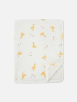 Hot Babydecke Mit Enten-Print Kinder Bettwäsche Und Decken