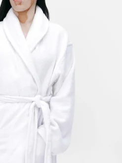 Clearance Bademantel Aus Baumwollfrottee Damen Bademäntel