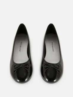 Discount Ballerinas In Lackoptik Kinder Flache Schuhe