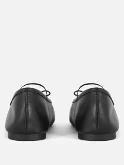 Ballerinas Mit Riemchen Damen Flache Schuhe