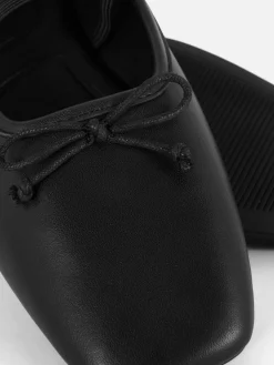 Ballerinas Mit Riemchen Damen Flache Schuhe