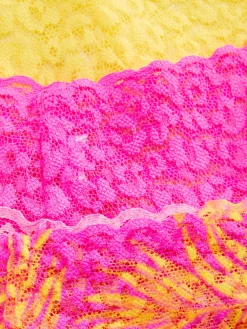 Online Bandeau-Tangas Aus Spitze, 3er-Pack Damen Slips