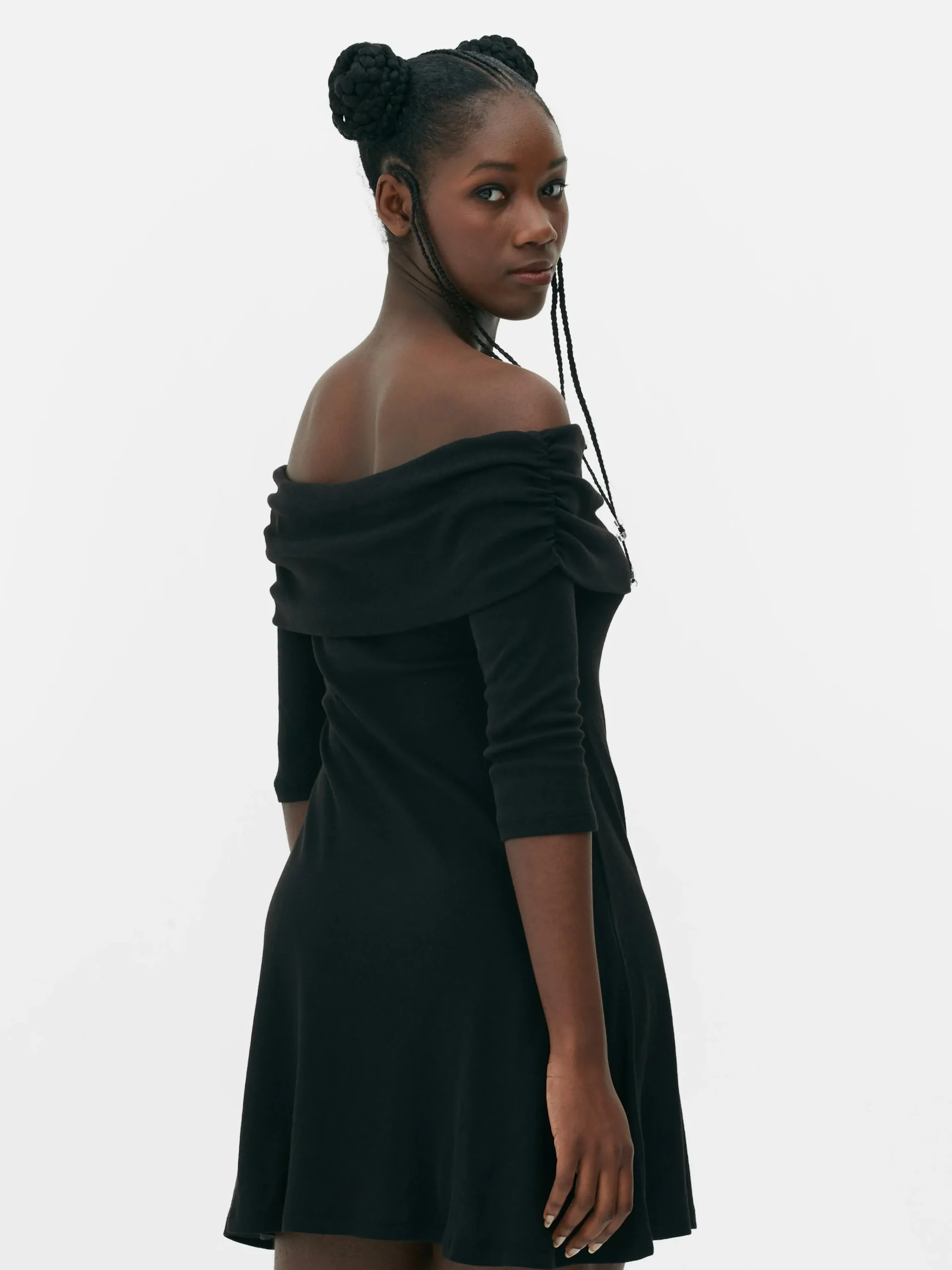 Hot Bardot-Minikleid Damen Kleider