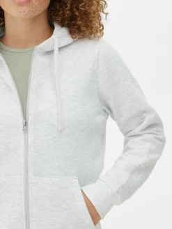 Clearance Basic Kapuzenpullover Mit Reißverschluss Damen Loungewear|Hoodies Und Sweatshirts