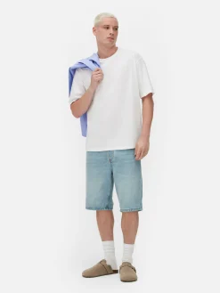 Hot Baumwoll-T-Shirt In Lässiger Passform Herren Tops Und T-Shirts