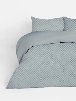 Clearance Bettwäscheset Mit Chevron-Muster, Super-Kingsize Bettwäsche Und Sets