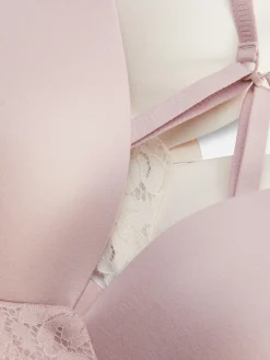 Clearance Bügellose Lounge-BHs Mit Spitzenbesatz, 2er-Pack Damen Bhs