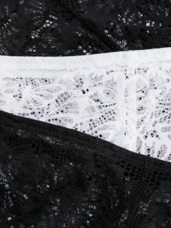 Discount Brazil-Slips Mit Spitze, 3er-Pack Damen Slips