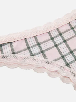 Hot Brazil-Taillenslips Mit Spitzenbesatz, 3er-Pack Damen Slips