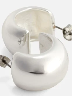 Online Breite Halbcreolen Damen Schmuck