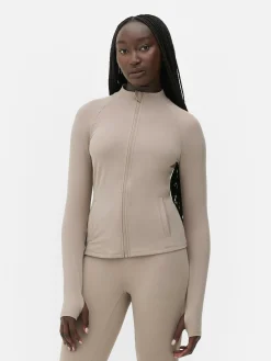 Clearance Butterweiche „Rita Ora“ Sportjacke Mit Reißverschluss Damen Fitnesskleidung Und Activewear