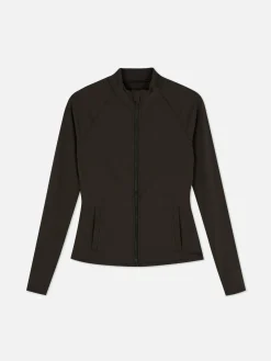 Clearance Butterweiche „Rita Ora“ Sportjacke Mit Reißverschluss Damen Fitnesskleidung Und Activewear