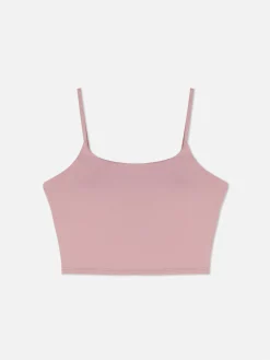 Hot Butterweiches, Kurzes Gym-Trägertop Damen Fitnesskleidung Und Activewear