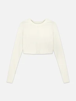 New Butterweiches, Langärmeliges „Rita Ora“ Sport-Top Damen Fitnesskleidung Und Activewear