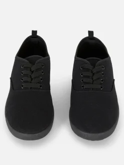 Best Canvas-Plimsolls Zum Schnüren Damen Sneakers