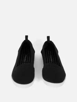 New Canvas-Schuhe Zum Hineinschlüpfen Damen Sneakers