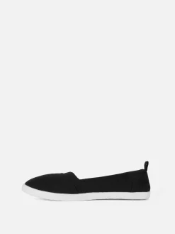 New Canvas-Schuhe Zum Hineinschlüpfen Damen Sneakers