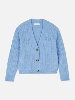 Hot Cardigan Mit Zopfmuster Kinder Pullover Und Cardigans