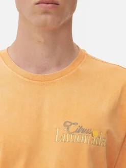Outlet „Citrus Limonada“ T-Shirt In Washed-Optik Herren Tops Und T-Shirts