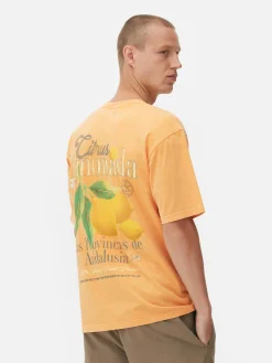 Outlet „Citrus Limonada“ T-Shirt In Washed-Optik Herren Tops Und T-Shirts