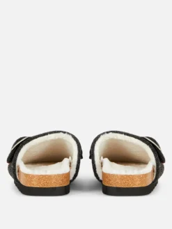 Best Clog-Mules Aus Filz Damen Hausschuhe