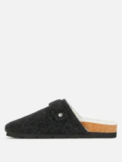 Best Clog-Mules Aus Filz Damen Hausschuhe