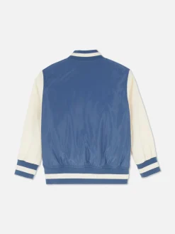 New College-Jacke Mit Dinosauriermotiv Kinder Jacken Und Mäntel