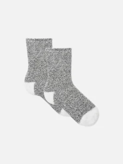 Crew-Socken Aus Bouclé, 2er-Pack Damen Socken