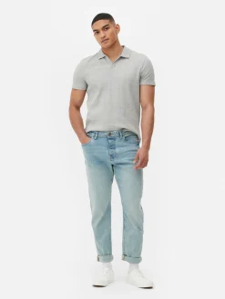 Outlet Denim-Jeans Mit Geradem Bein Herren Jeans
