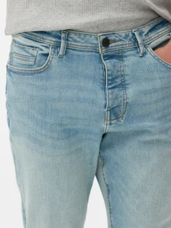 Outlet Denim-Jeans Mit Geradem Bein Herren Jeans