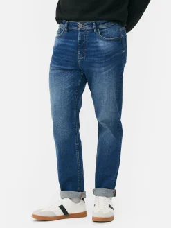 Outlet Denim-Jeans Mit Geradem Bein Herren Jeans