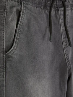 Discount Denim-Jeggings Mit Kordelzug Kinder Jeans