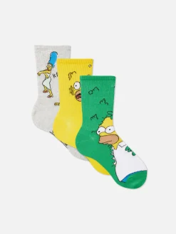 Online „Die Simpsons“ Crew-Socken, 3er-Pack Herren Socken