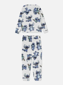 Clearance „Disney“ Langärmeliger Schlafanzug Aus Fleece Damen Schlafanzüge