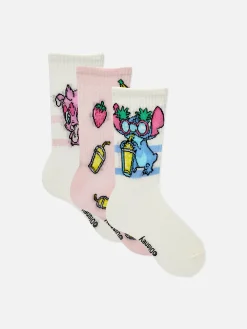 Online „Disney Lilo & Stitch“ Crew-Socken, 3er-Pack Damen Socken