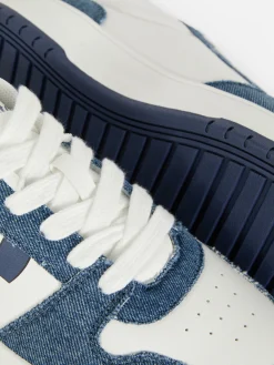 New „Disney Lilo & Stitch“ Denim-Low-Top-Sneaker Damen Sneakers|Denim