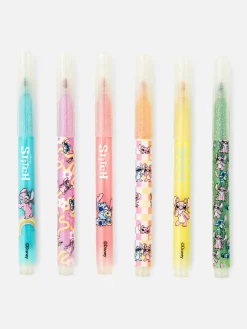Online „Disney Lilo & Stitch“ Glitzer-Filzstifte, 6er-Pack Kinder Buntstifte