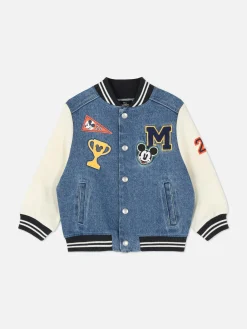 Online „Disney Micky Maus“ Jeansjacke Im College-Stil Kinder Jacken Und Mäntel