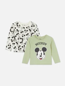 Discount „Disney Micky Maus“ Langarmshirt, 2er-Pack Tops Und T-Shirts