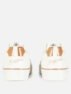 Hot „Disney Micky Maus“ Low-Top-Sneaker Mit Glitzer Damen Sneakers