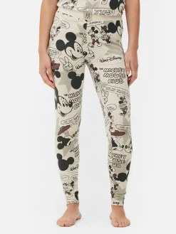 Hot „Disney Micky Maus“ Retro-Schlafanzug-Leggings Damen Schlafanzughosen