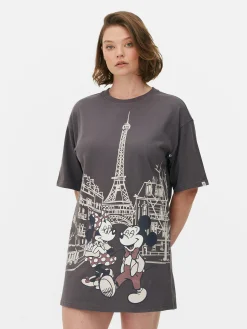 Sale „Disney Micky Maus Und Minnie Maus“ Schlaf-T-Shirt Damen Schlafshirts Und Nachthemden