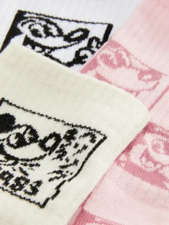 Sale „Disney Micky Maus X Keith Haring“ Crew-Socken, 3er-Pack Damen Socken