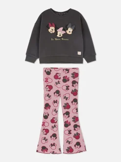 Outlet „Disney Minnie Maus“ Rundhalsshirt Und Leggings Im Set Kinder Sets Und Outfits