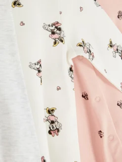 Discount „Disney Minnie Maus“ Schlafanzug Mit Print, 3er-Pack Babygirls Und Strampler