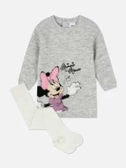 New „Disney Minnie Maus“ Strickkleid Mit Strumpfhose Kleider Und Röcke