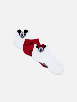 Best „Disney“ Sneakersocken, 3er-Pack Damen Socken